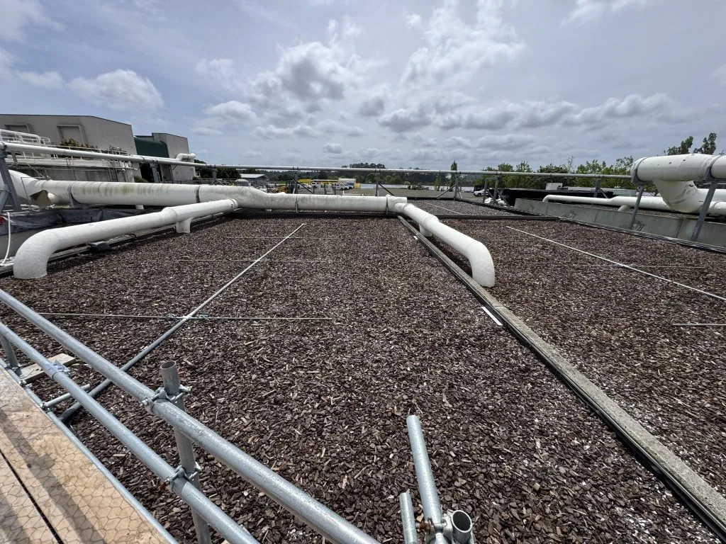 Completed Biofilter Floor